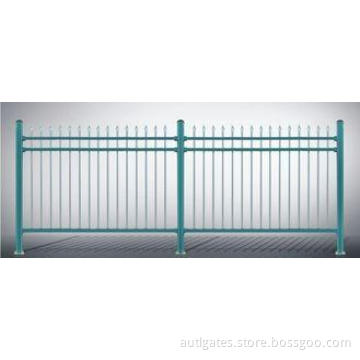 Industrial Safety Ornamental Aluminum Fence , Metal Garden